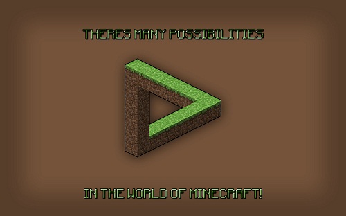 In The World Of Minecraft Desktop Wallpaper