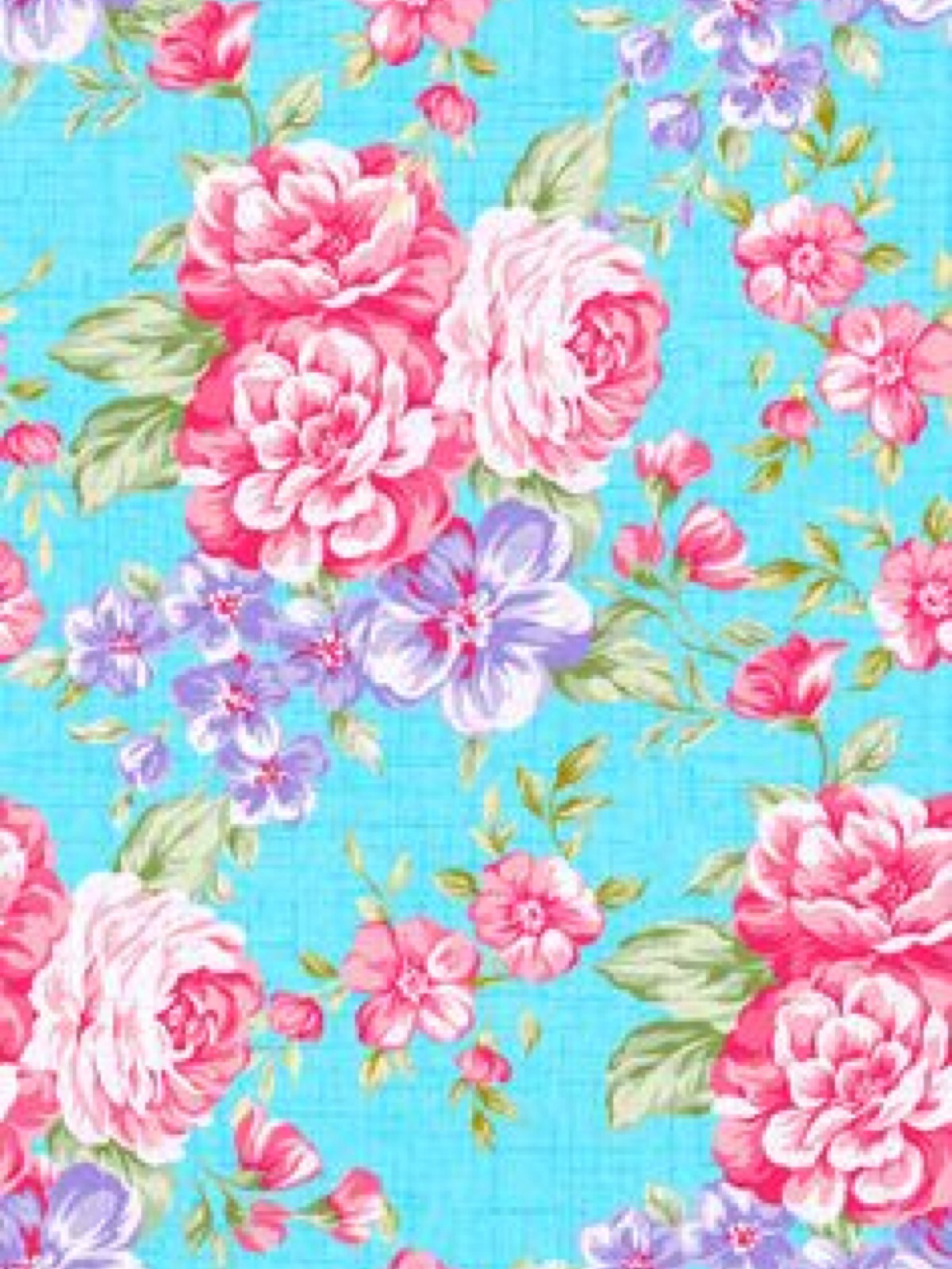 🔥 Download Blue And Pink Flower Wallpaper Romantic Background by