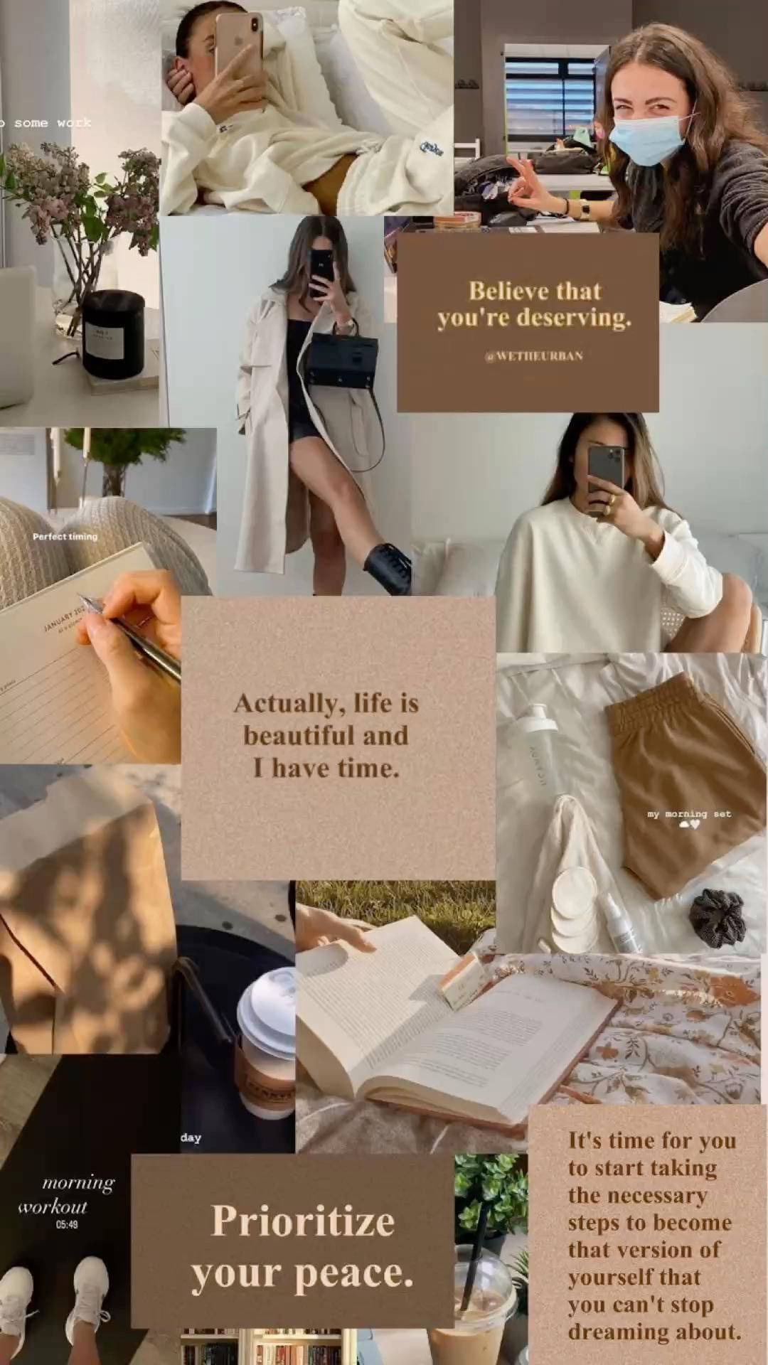 That Girl Aesthetic Wallpaper