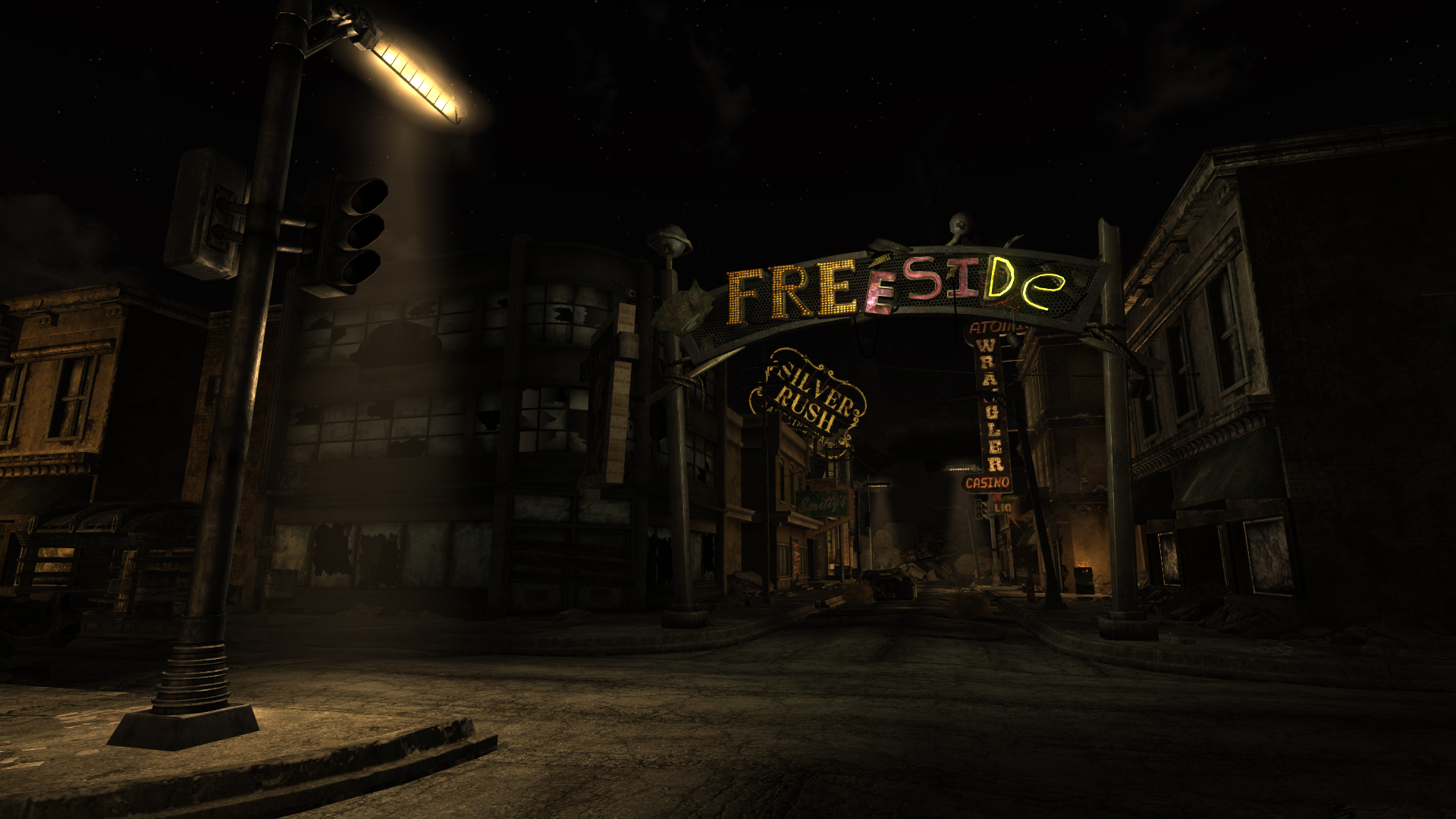 Fallout Sci Fi City Dark F Wallpaper Background