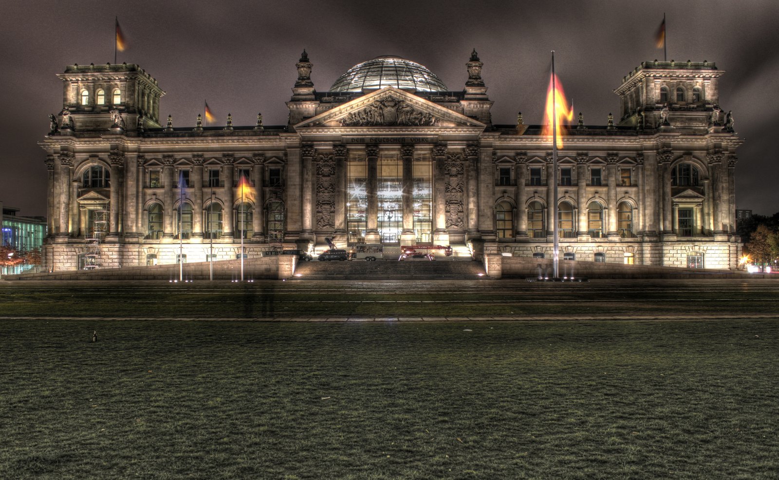 Berlin Reichstag Night HD Widescreen Wallpaper Source