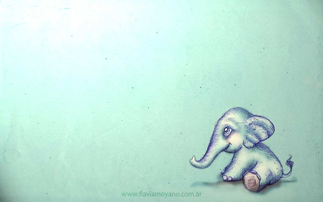 Little Elephant Wallpaper X By Seethemagic