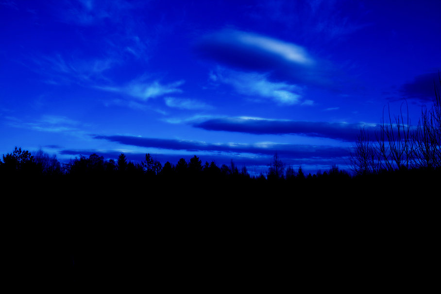 Blue Night Sky Wallpaper - Wallpapersafari