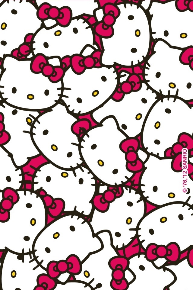 Wallpaper Hello Kitty iPhone