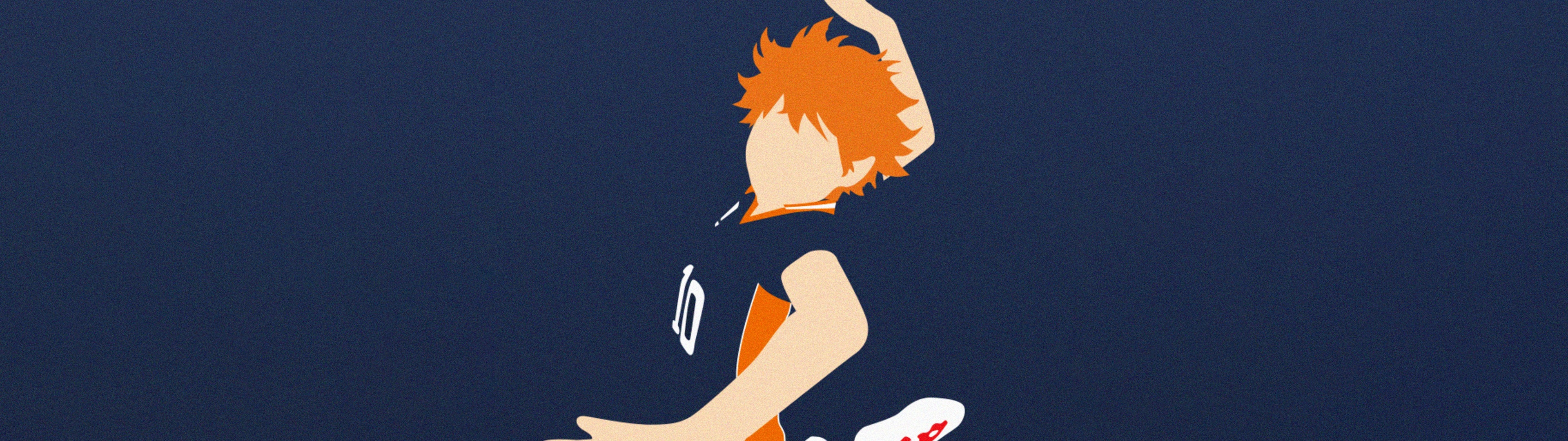 Shoyo Hinata Wallpaper 4k Faceless Minimalist