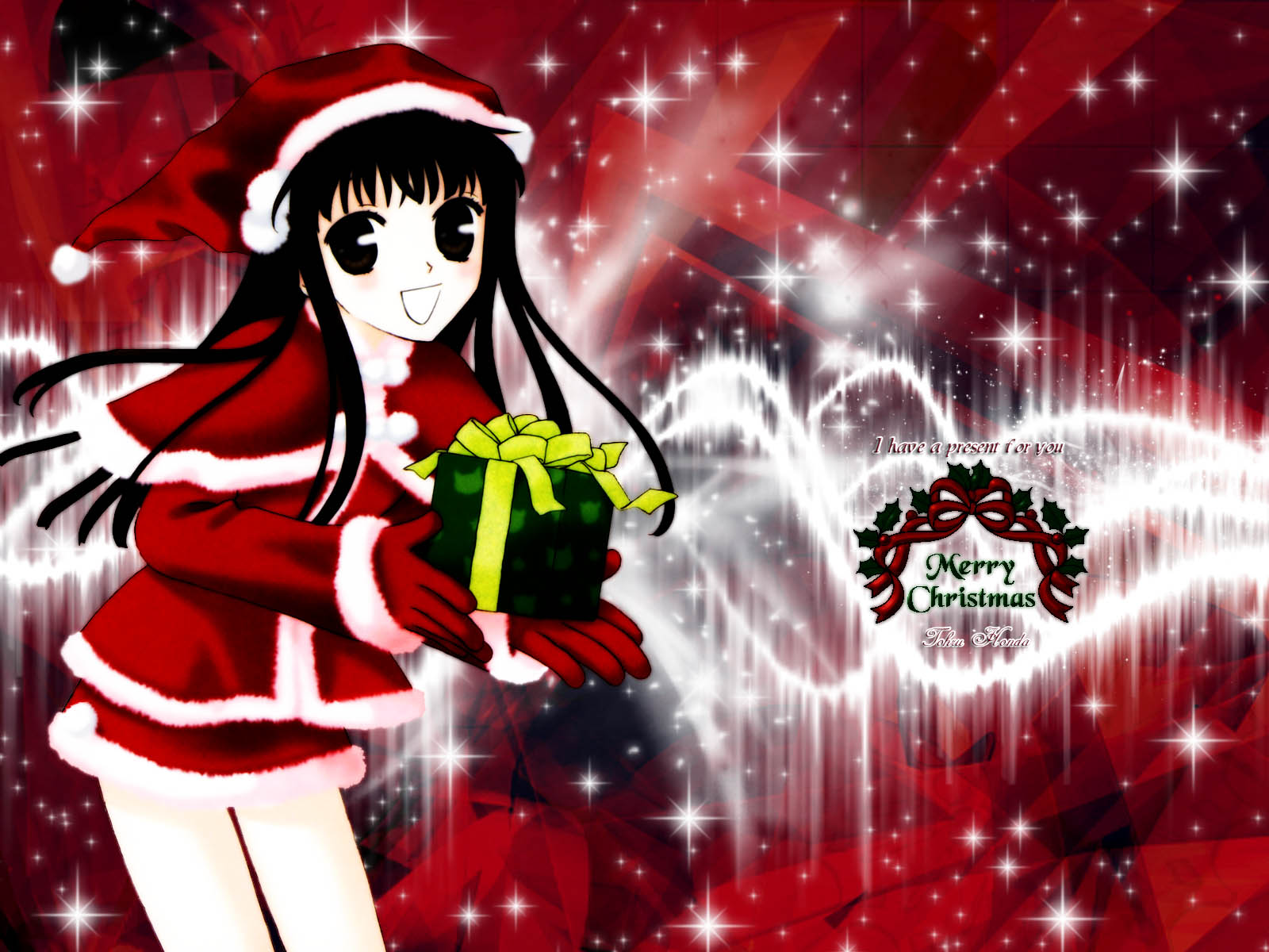 Cute Anime Girl Christmas Wallpapers HD 1600x1200