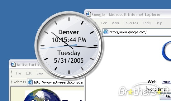 Clock Calendar Windows Desktop More Of Digital