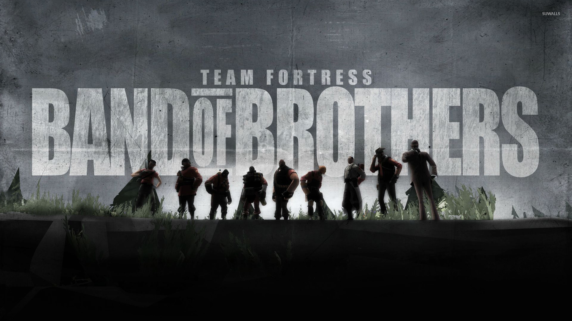 Team Fortress Band Of Brothers Wallpaper Game