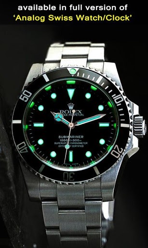 Rolex Watch Live Wallpaper App for Android