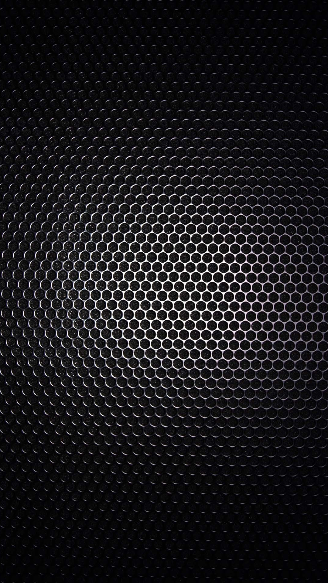 Galaxy S4 Wallpaper With Black Metal Grid Design In