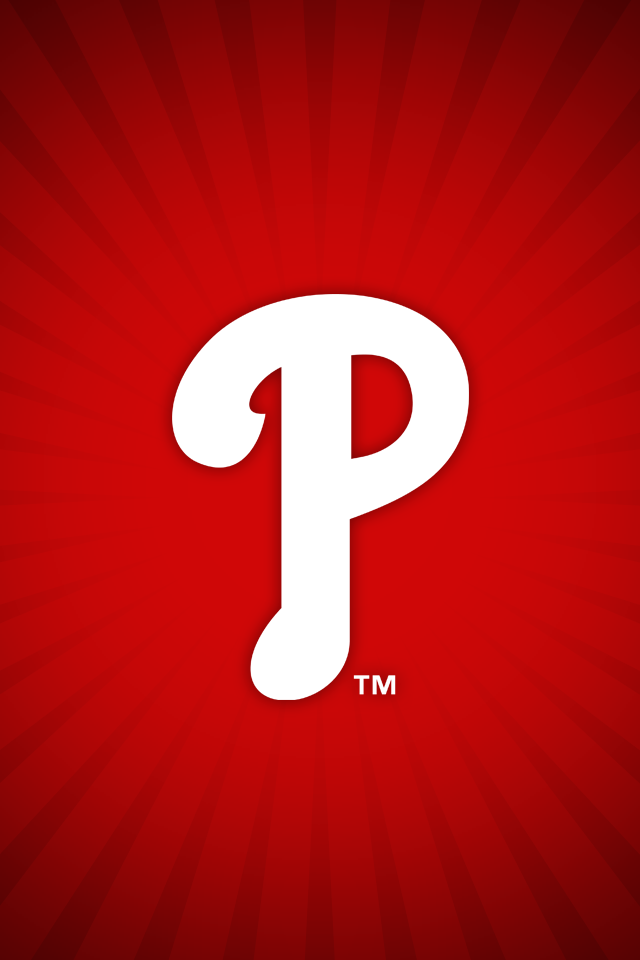 Phillies Logo With Red Starburst Background