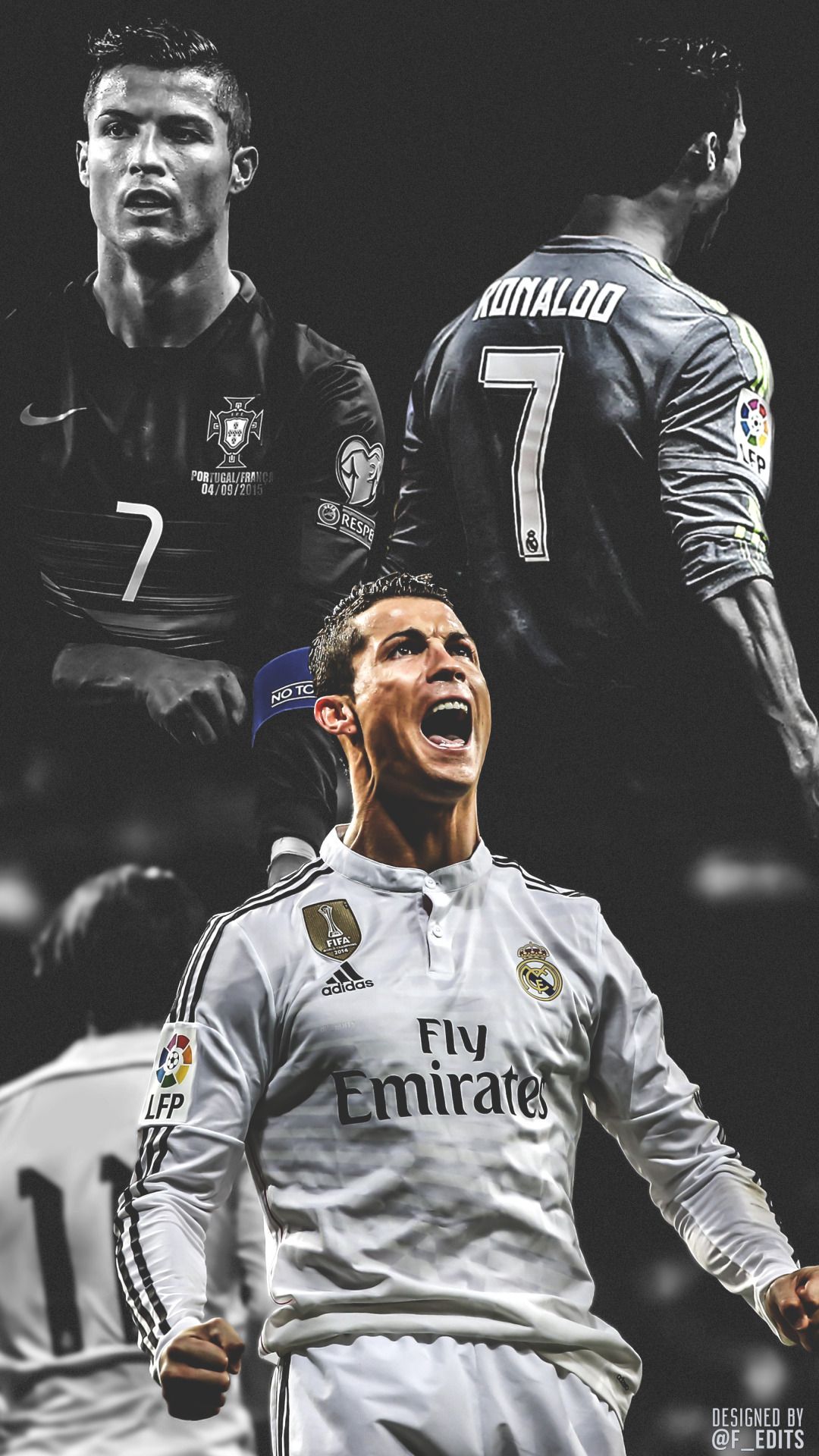 Cristiano Ronaldo, cr7 cartoon android HD wallpaper: \