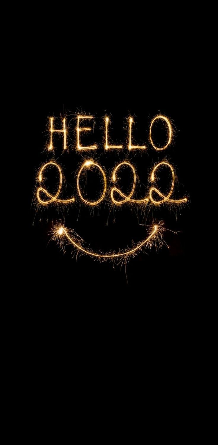 Hello Wallpaper iPhone New Year Background