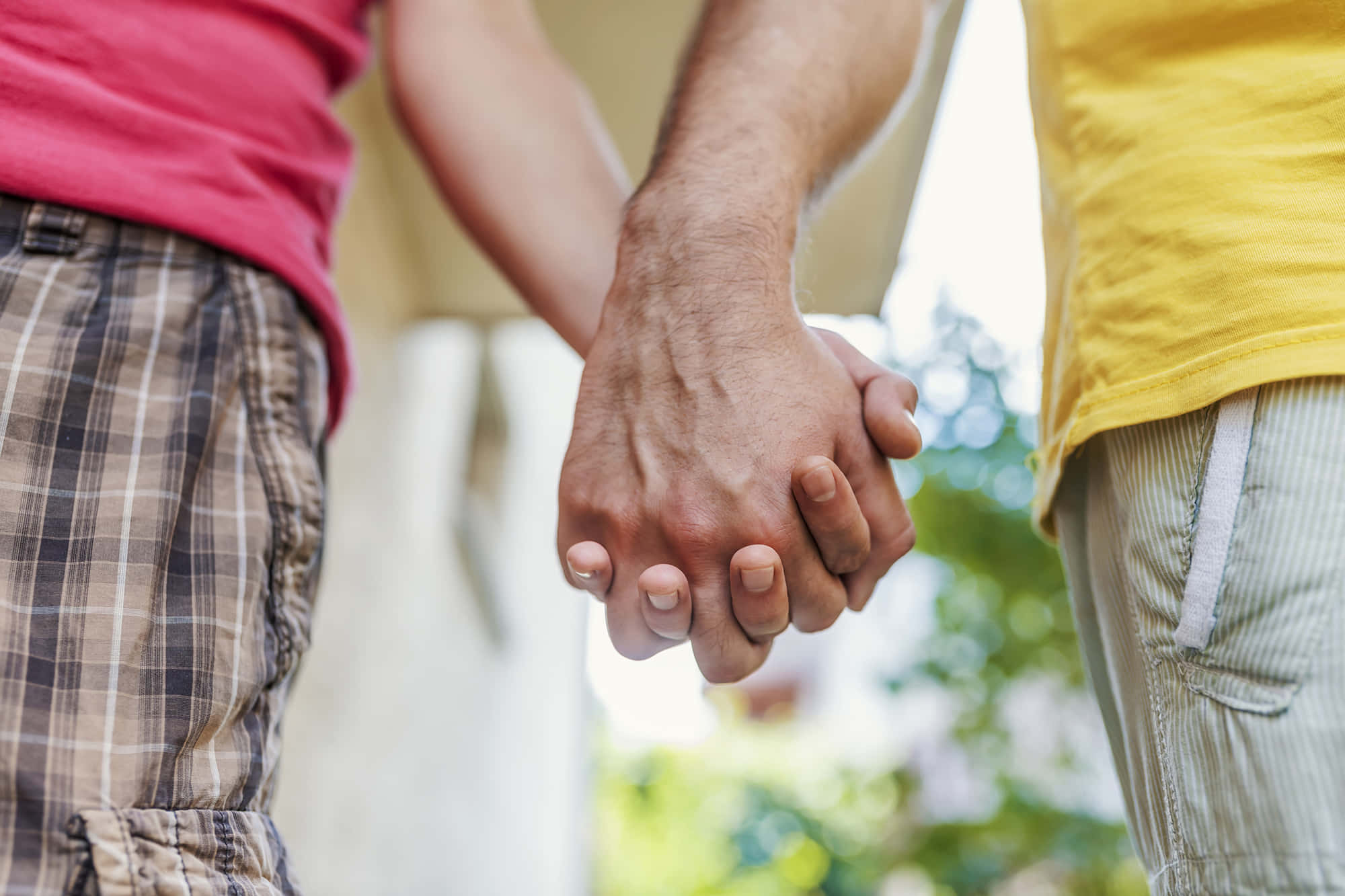 Gay Boys Holding Hands Up Wallpaper