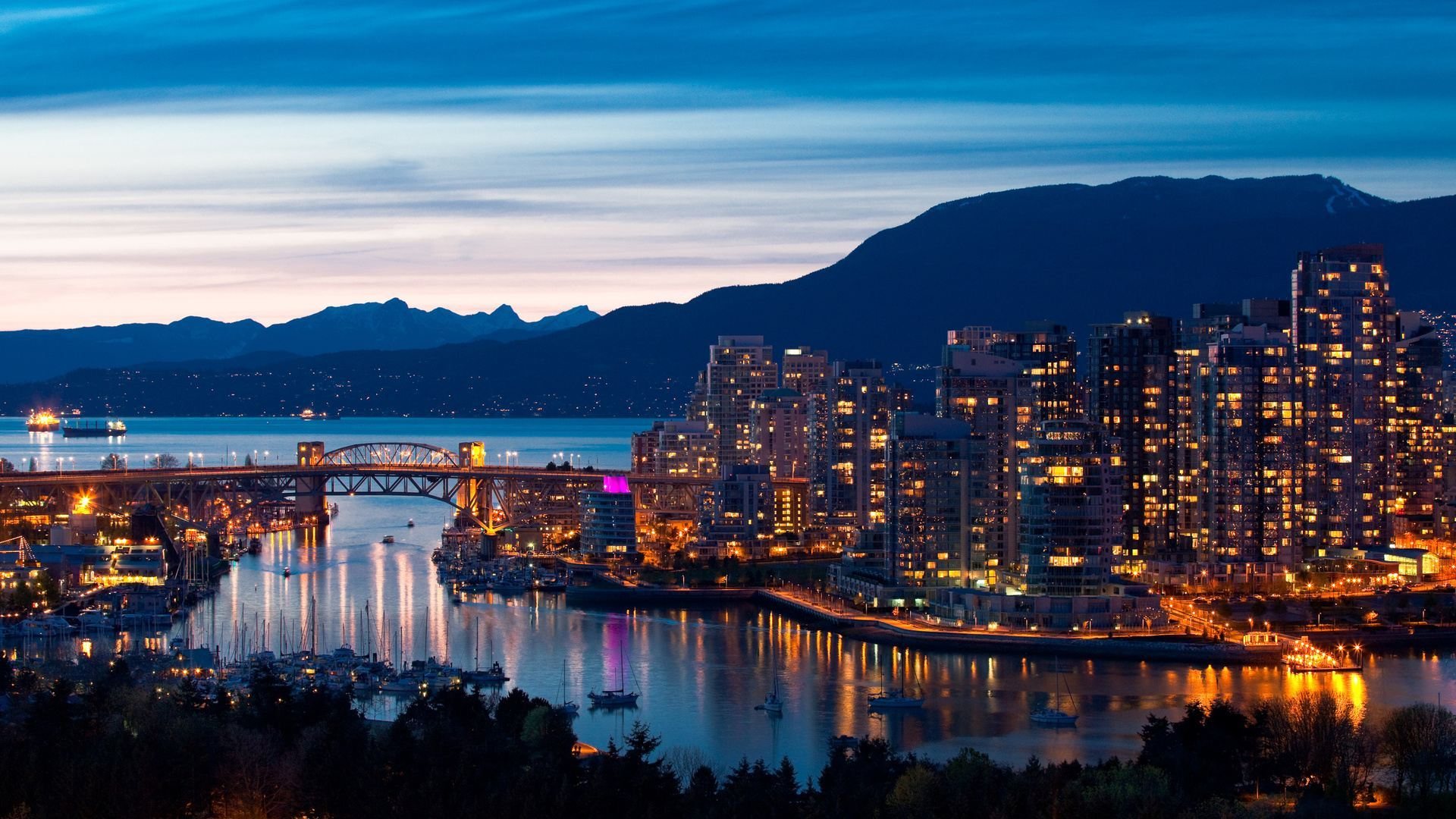 Vancouver Skyline Wallpaper On