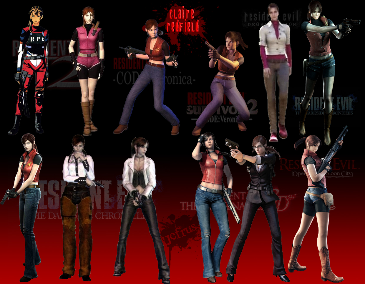 Frikicosas Y Wallpaper Claire Redfield Resident Evil Model Picture