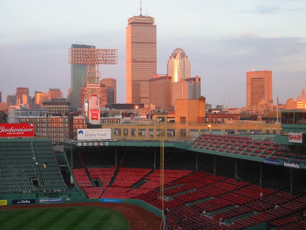 Fenway Park Wallpaper Sunset From