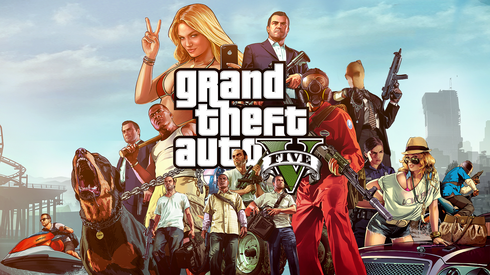 Wallpaper Grand Theft Auto Fondos Gta V