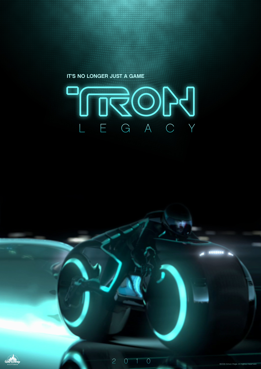 Tron Legacy Movie Poster Desktop Wallpaper