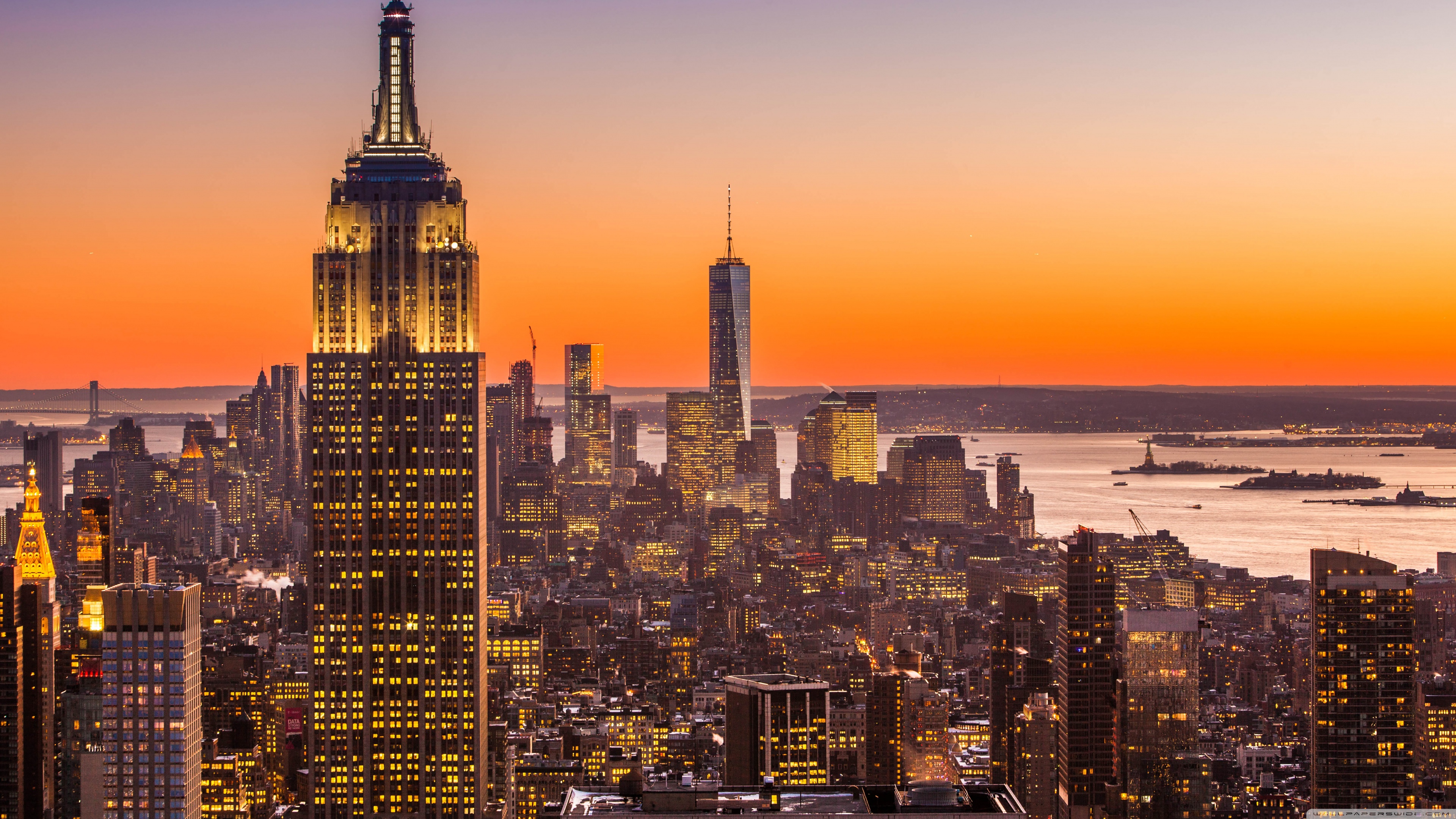 New York City Aerial 4k HD Desktop Wallpaper For Ultra