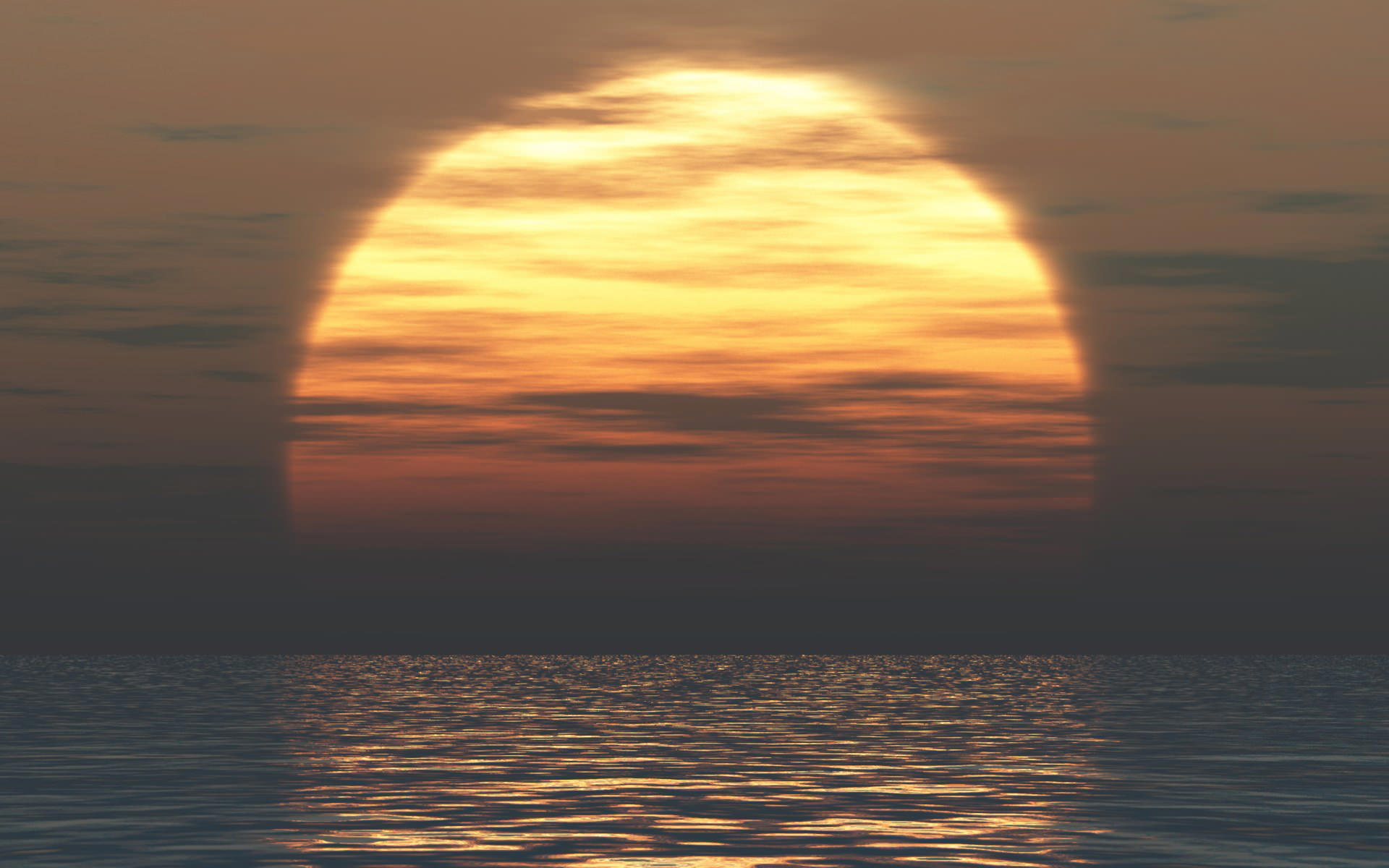 Sunset Background Wallpaper