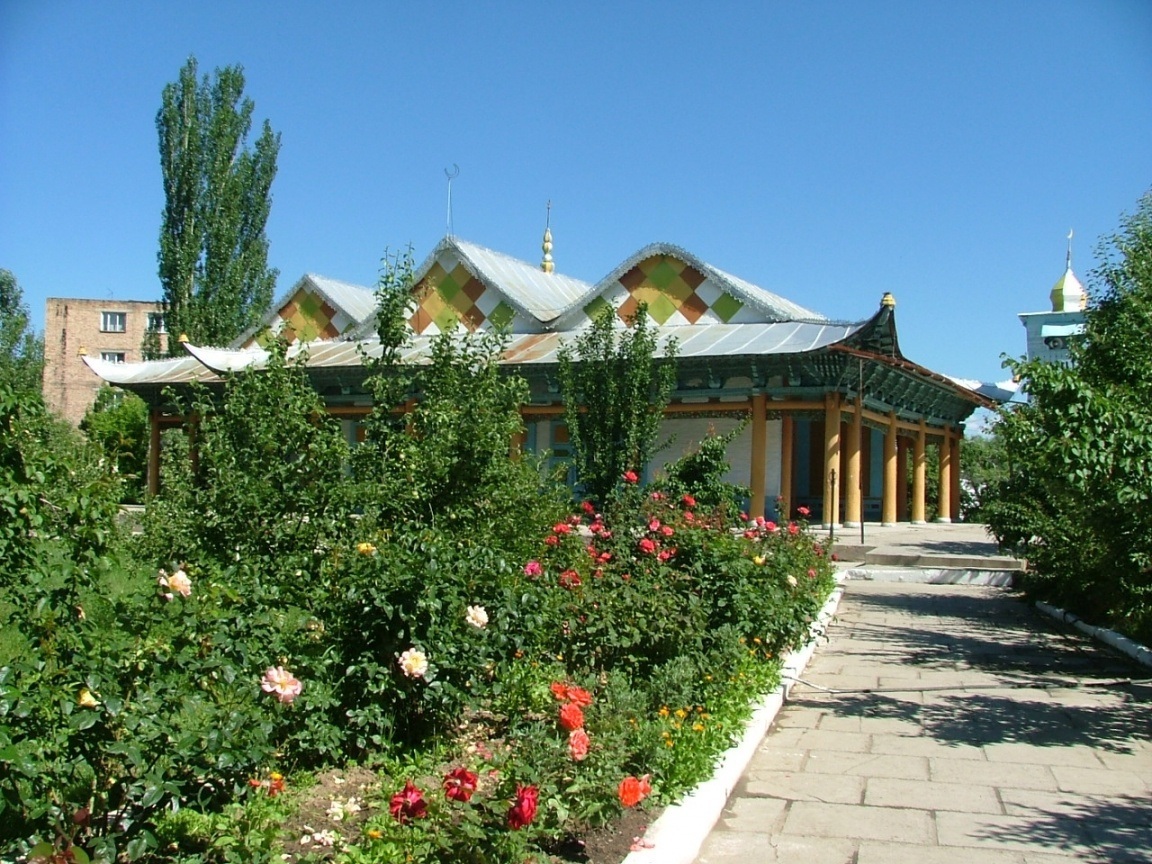 Mosque In Karakol Kyrgyzstan Wallpaper Photo