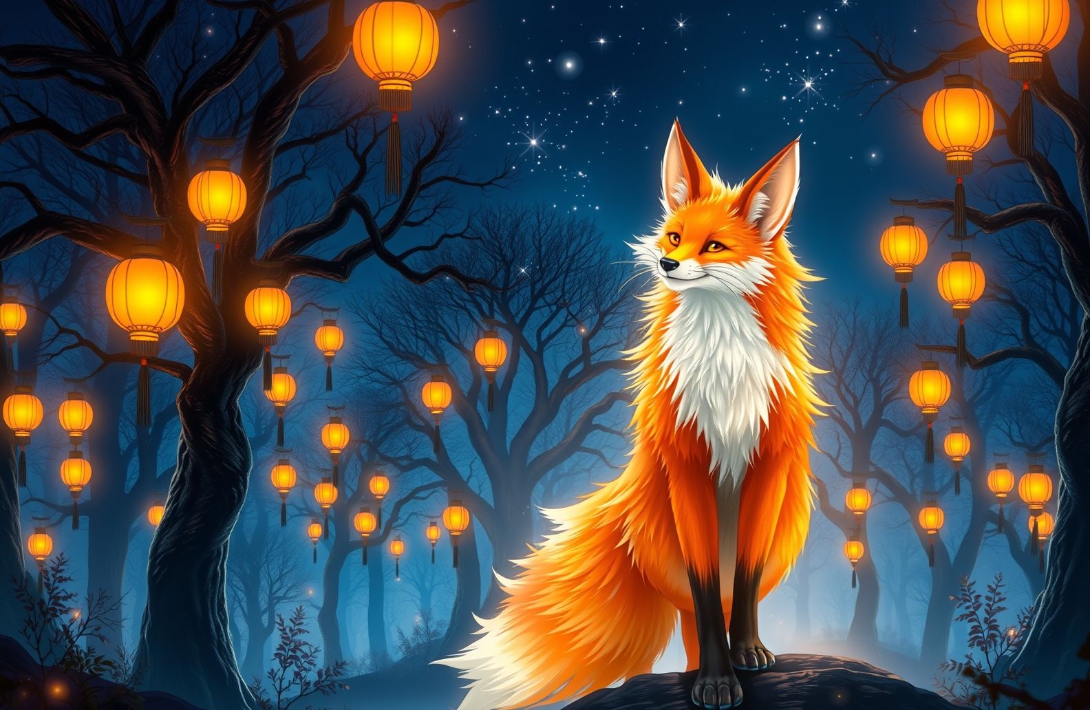 Nine Tails HD Wallpaper