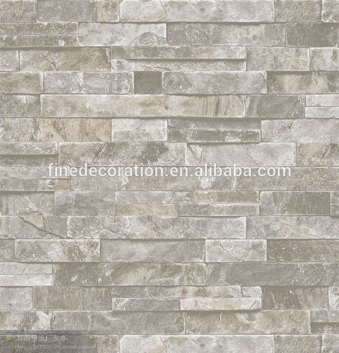 3d Brick Wallpaper Interior White
