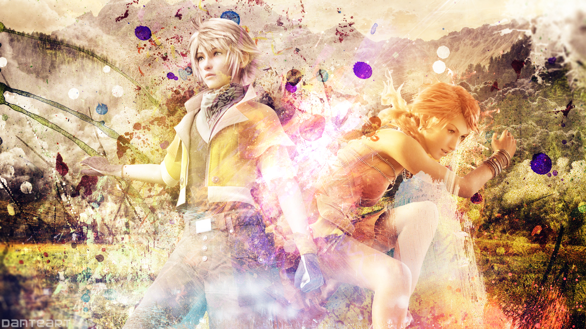 Final Fantasy Xiii Hope And Vanille Wallpaper By