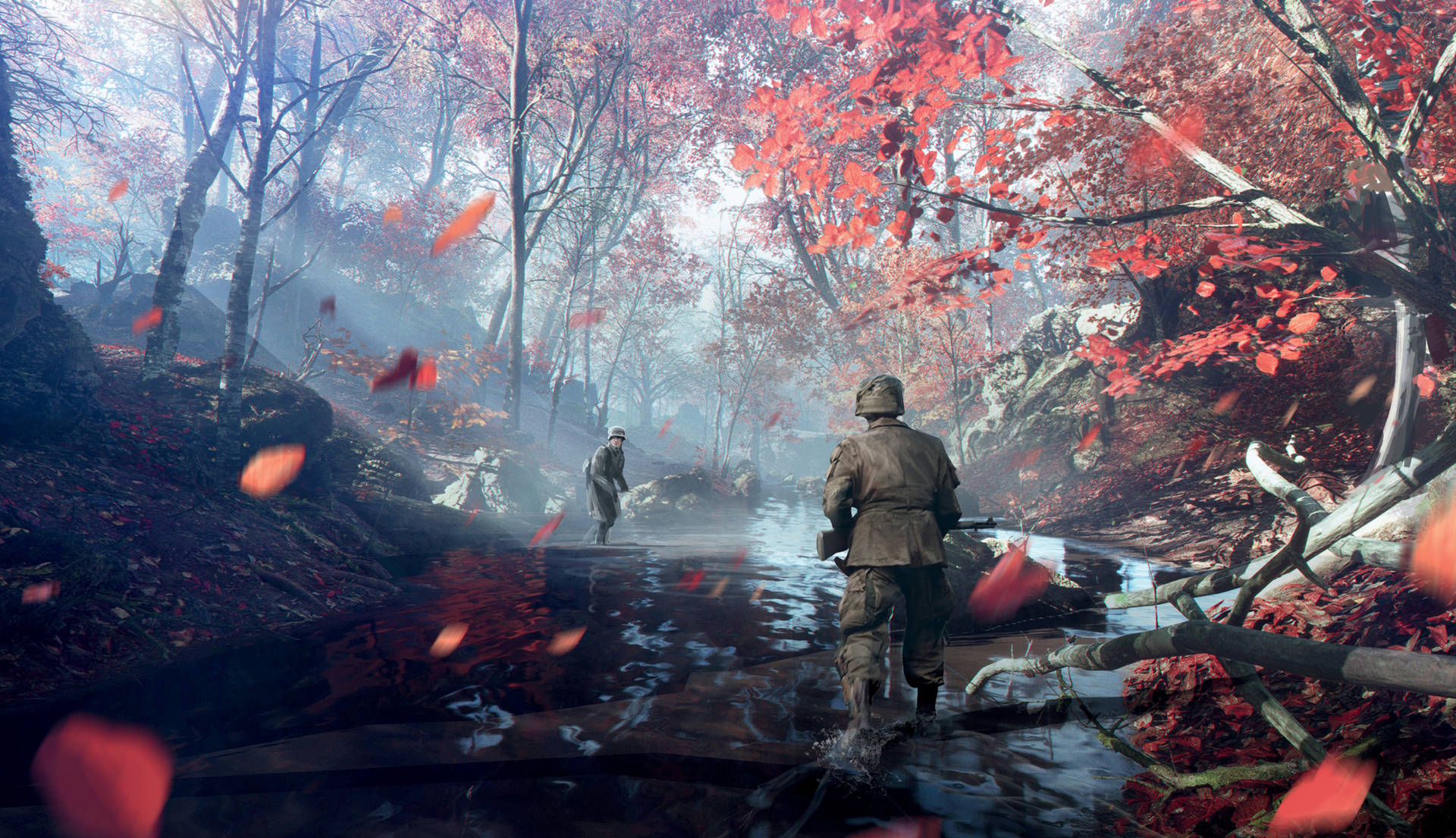 Battlefield Autumn Terrain Wallpaper