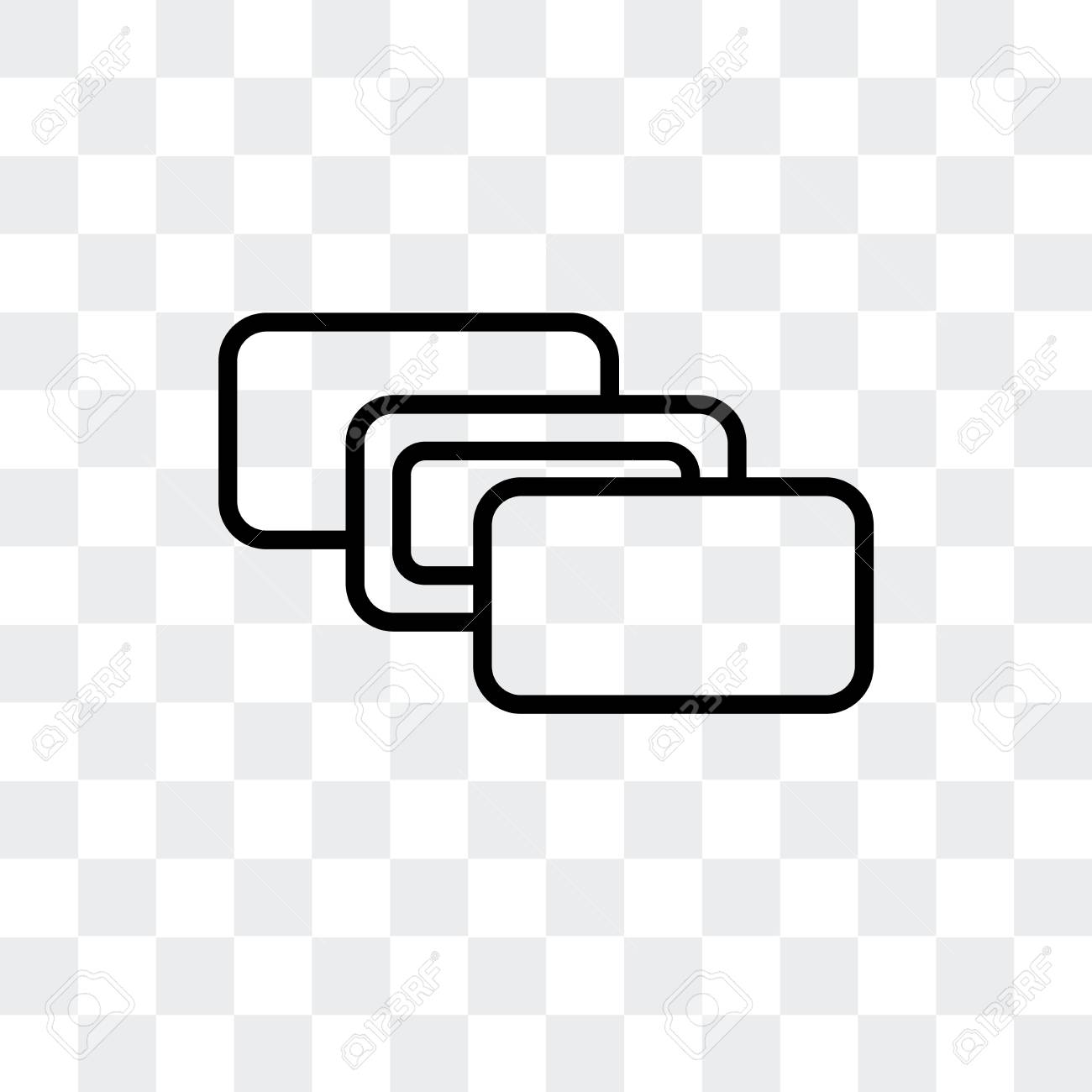Depth Perception Vector Icon Isolated On Transparent Background