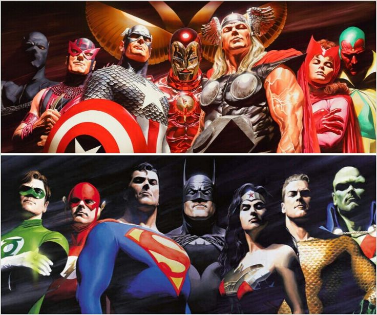 Avengers Justice League By Alex Ross