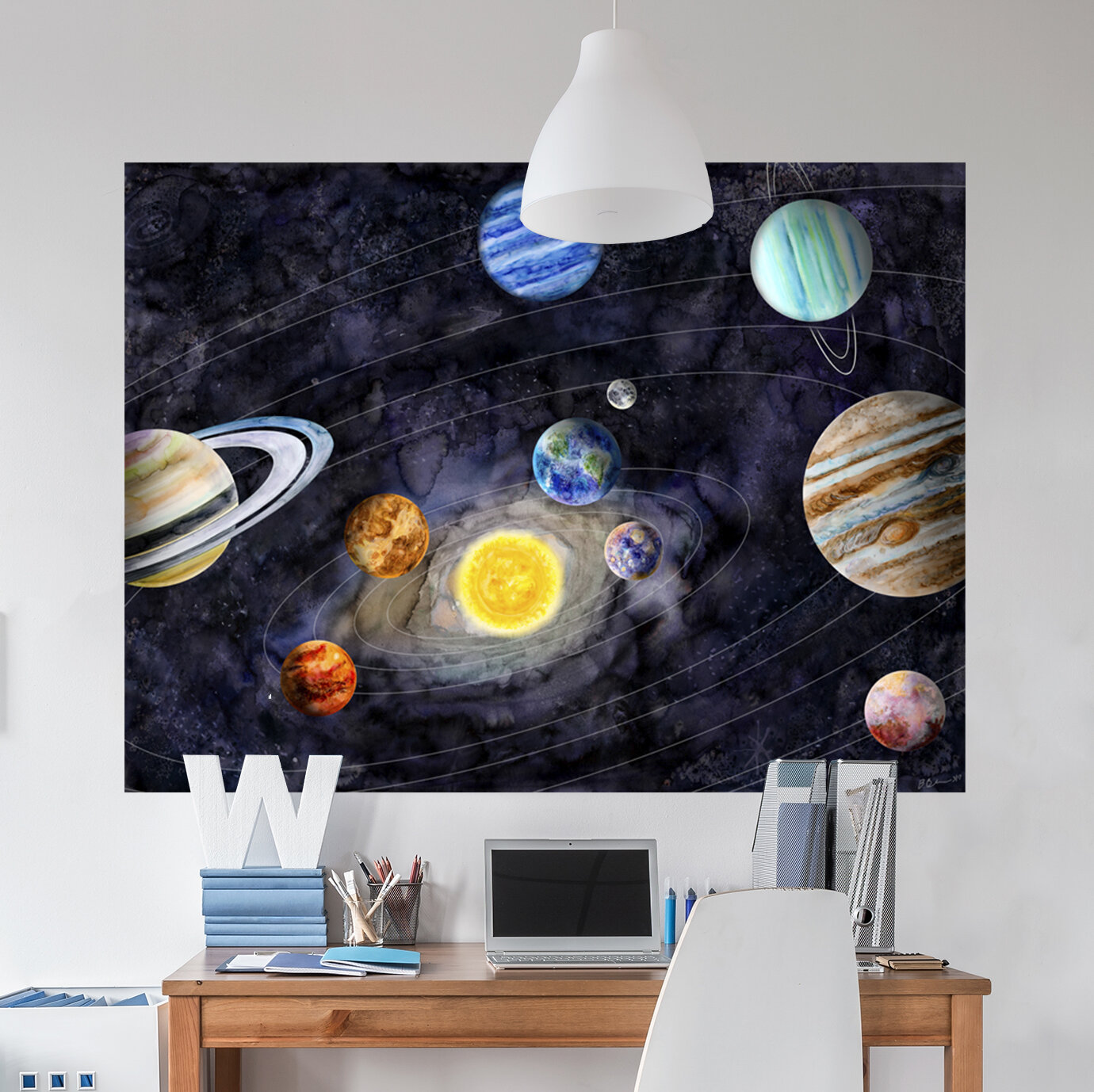 Harriet Bee Solar System Portrait By Brett Blumenthal Wall Decal