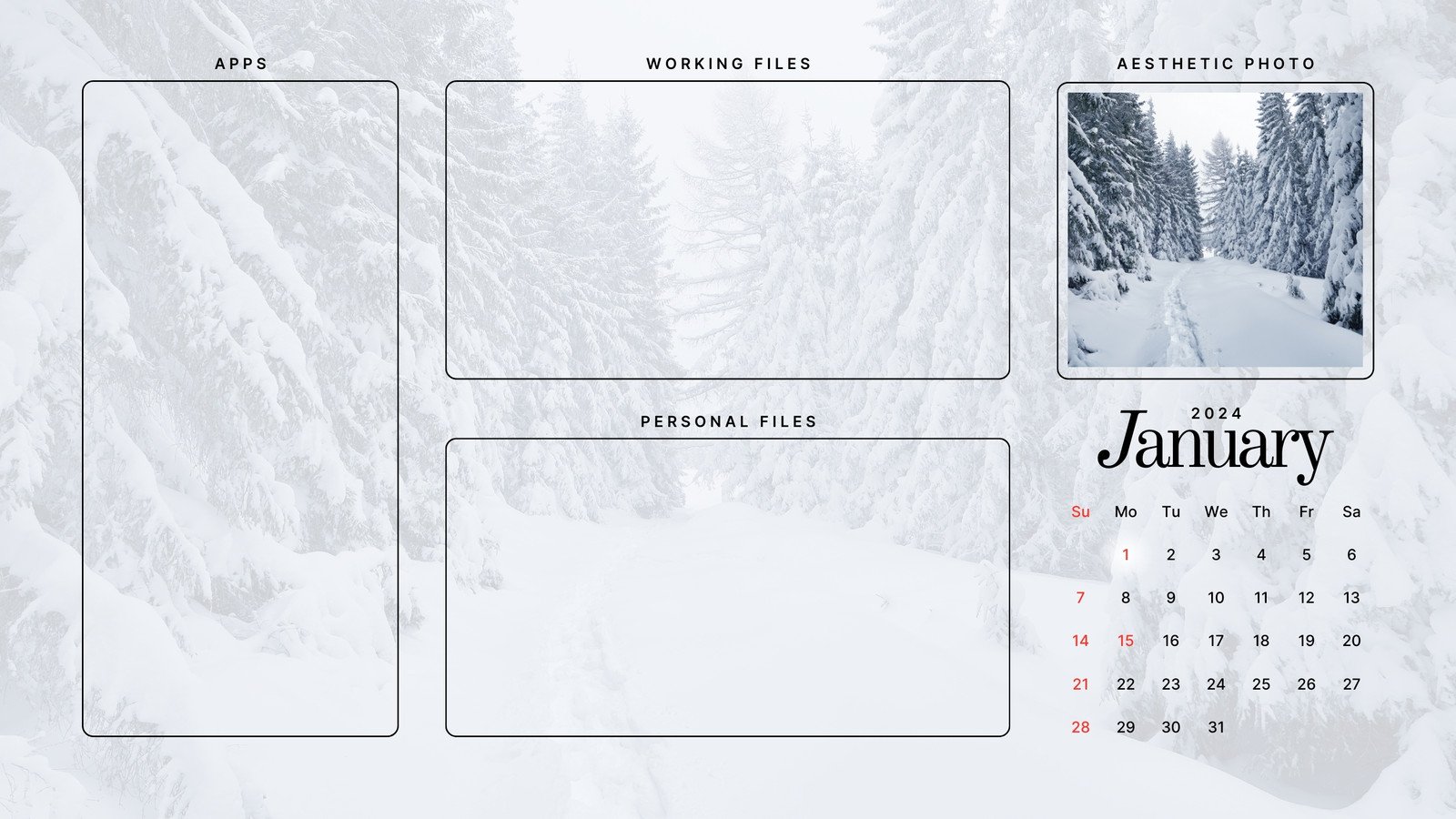 Customize Winter Desktop Wallpaper Templates Online
