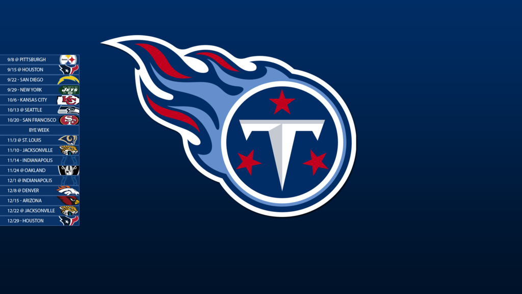 Tennessee Titans Schedule Wallpaper By Sevenwithat