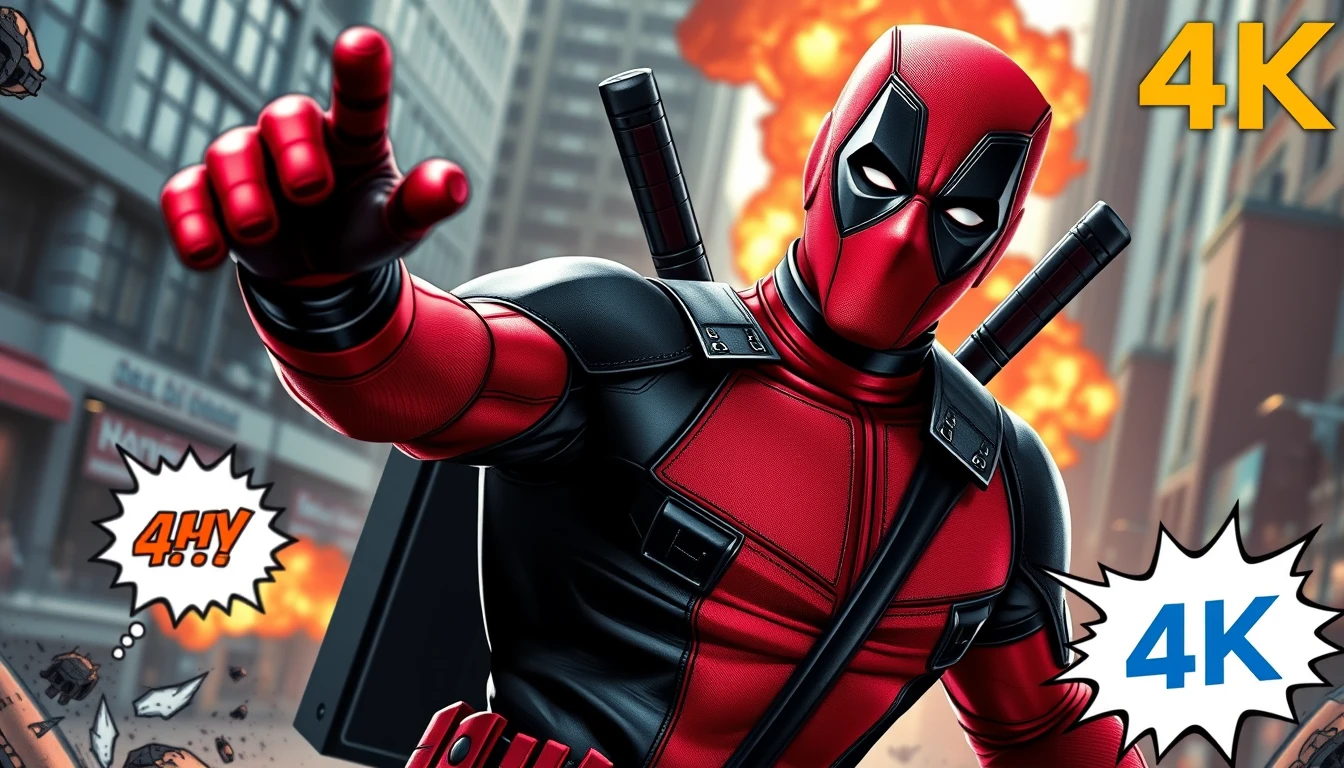 4k Deadpool Wallpaper