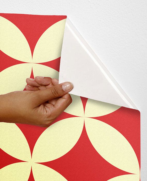 Removable self adhesive modern vinyl Wallpaper wall sticker   Circle