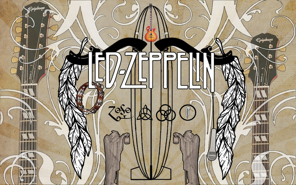 Led Zeppelin Crest Wallpaper By Facelessrebel