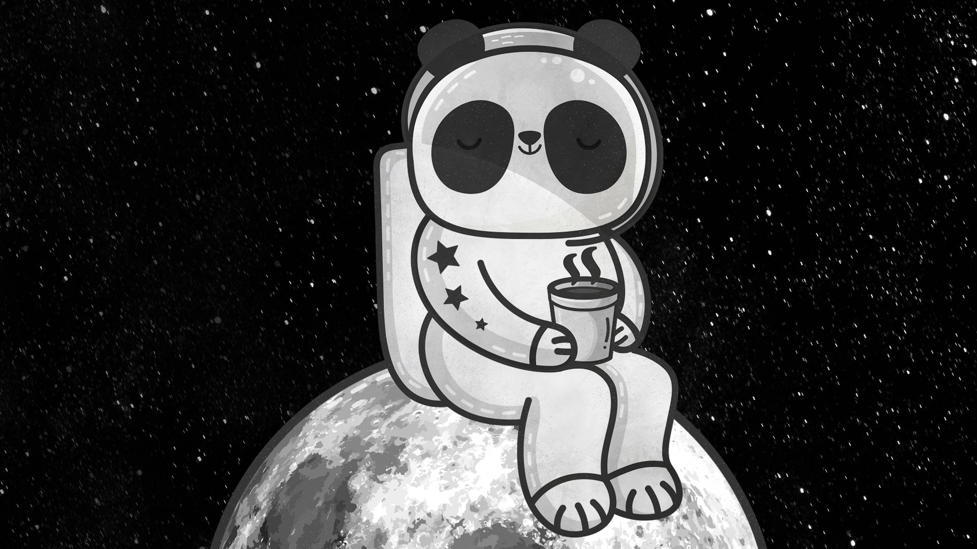 Cartoon Astronaut Wallpaper