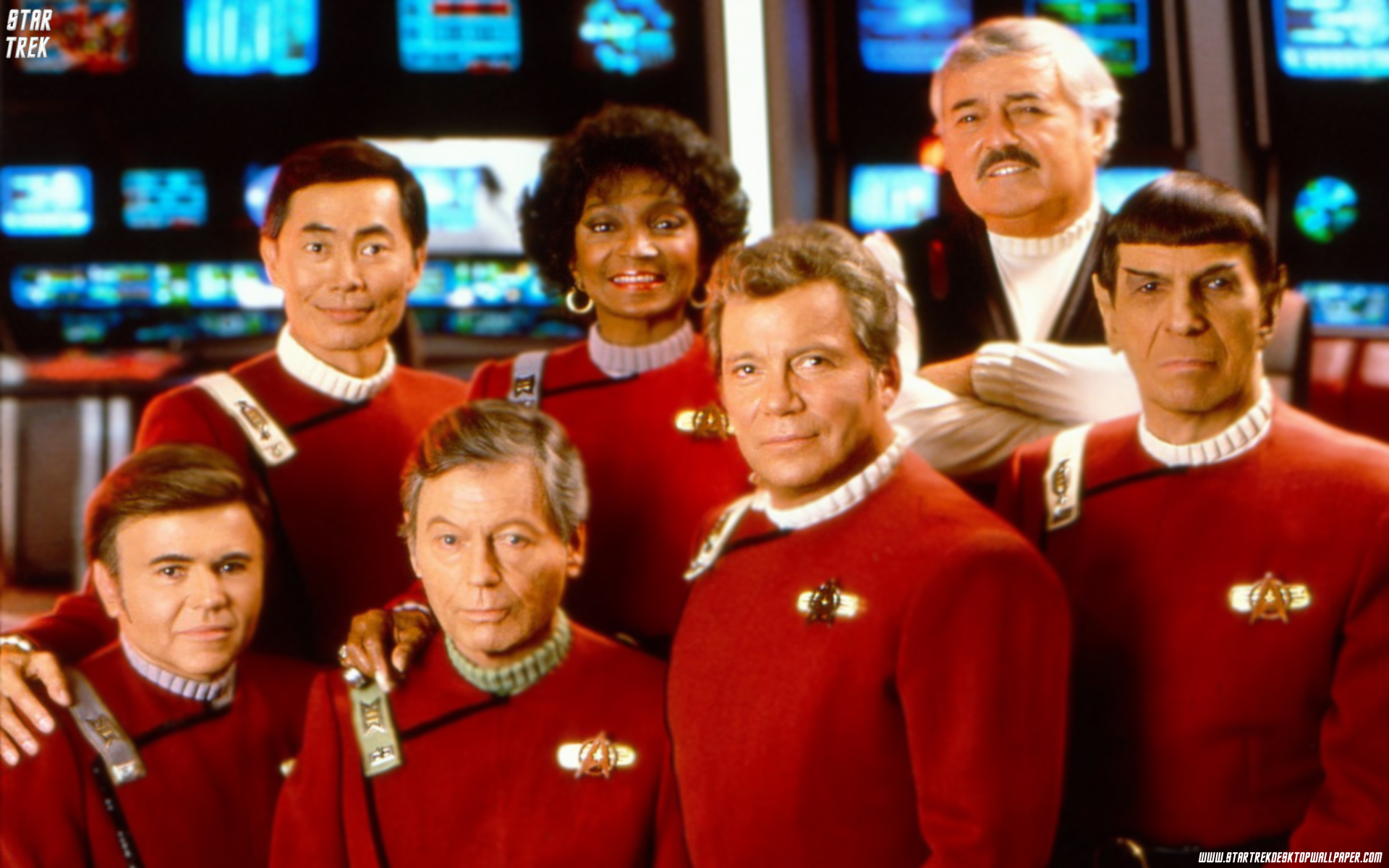 Trek Original Serie Crew Star Puter Desktop Wallpaper