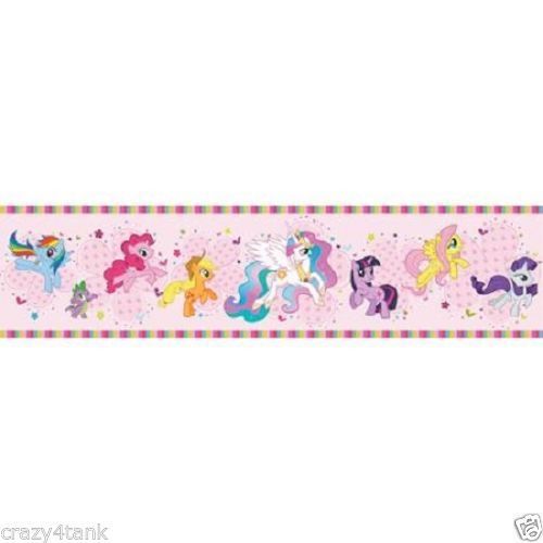 My Little Pony Wall Border Ponies Wallpaper Decals Horses Room