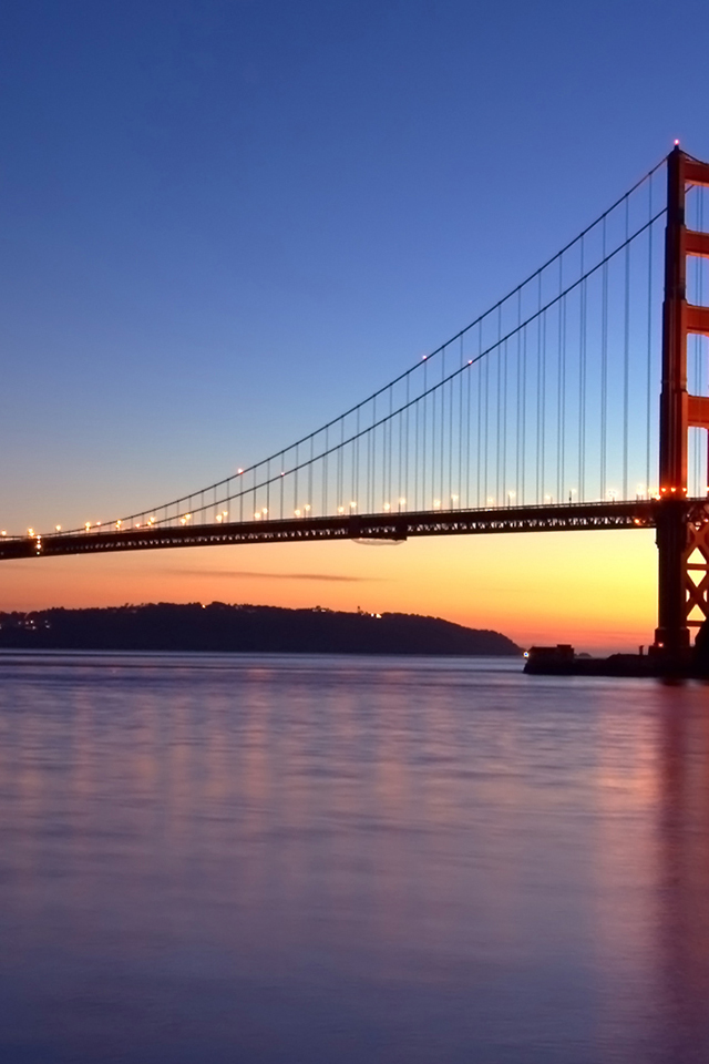 San Francisco Bay Bridge iPhone Wallpaper