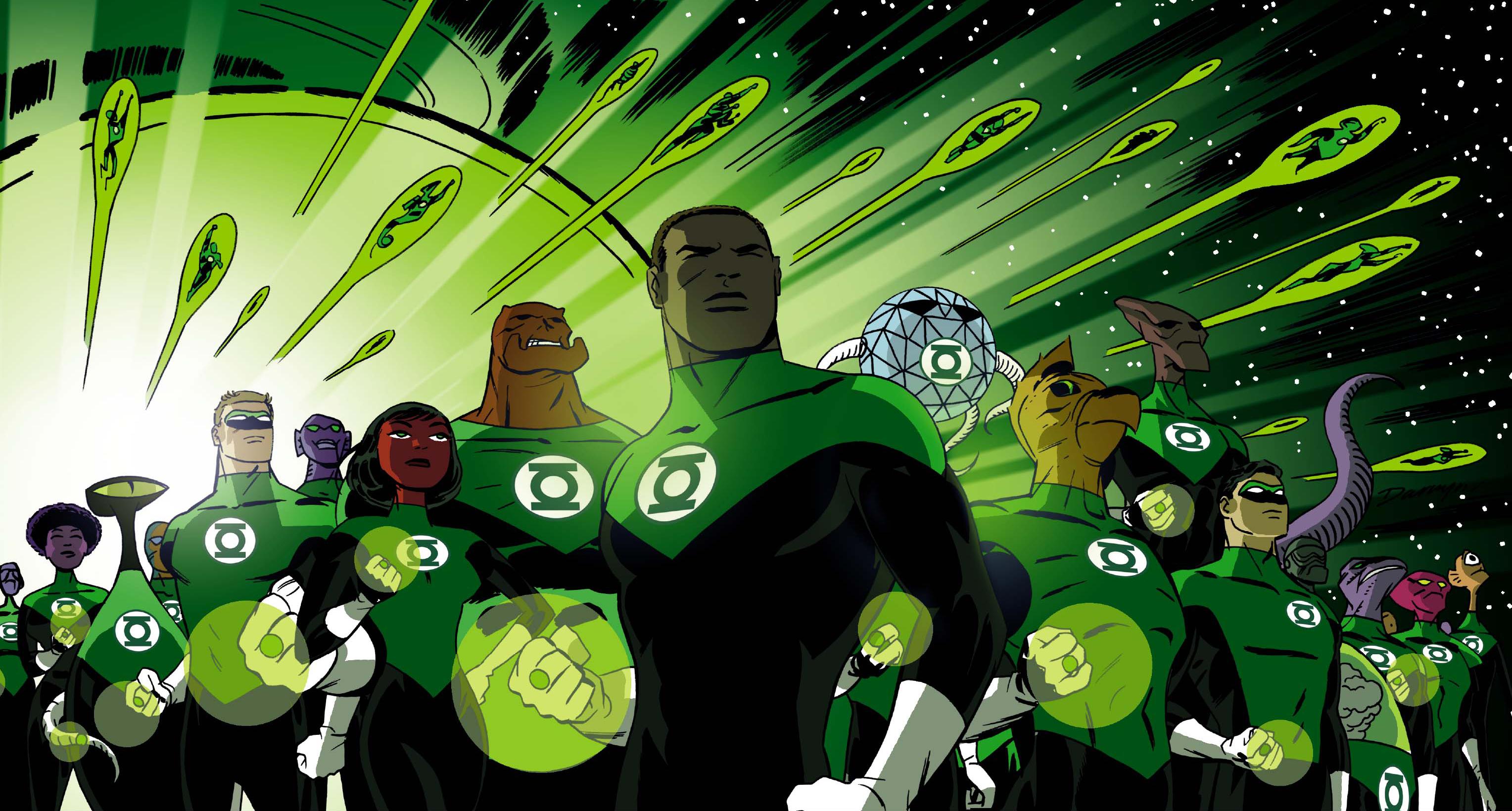 Comics Green Lantern Corps HD Wallpaper By Darwyn Cooke