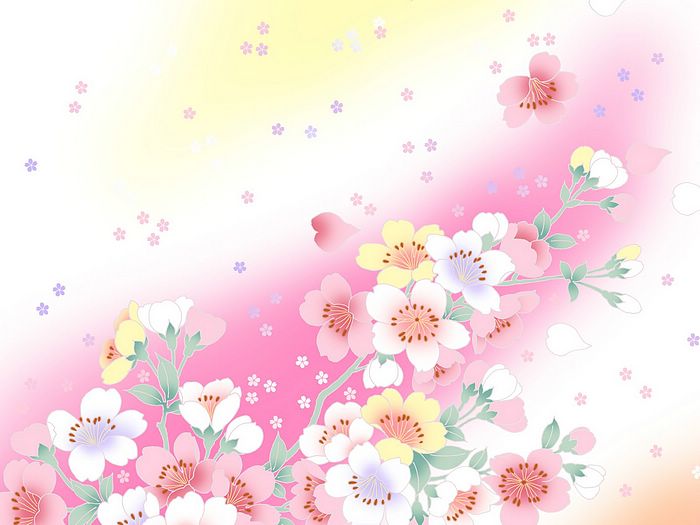 Sweet Flower Pattern Design Flowers Background Wallpaper