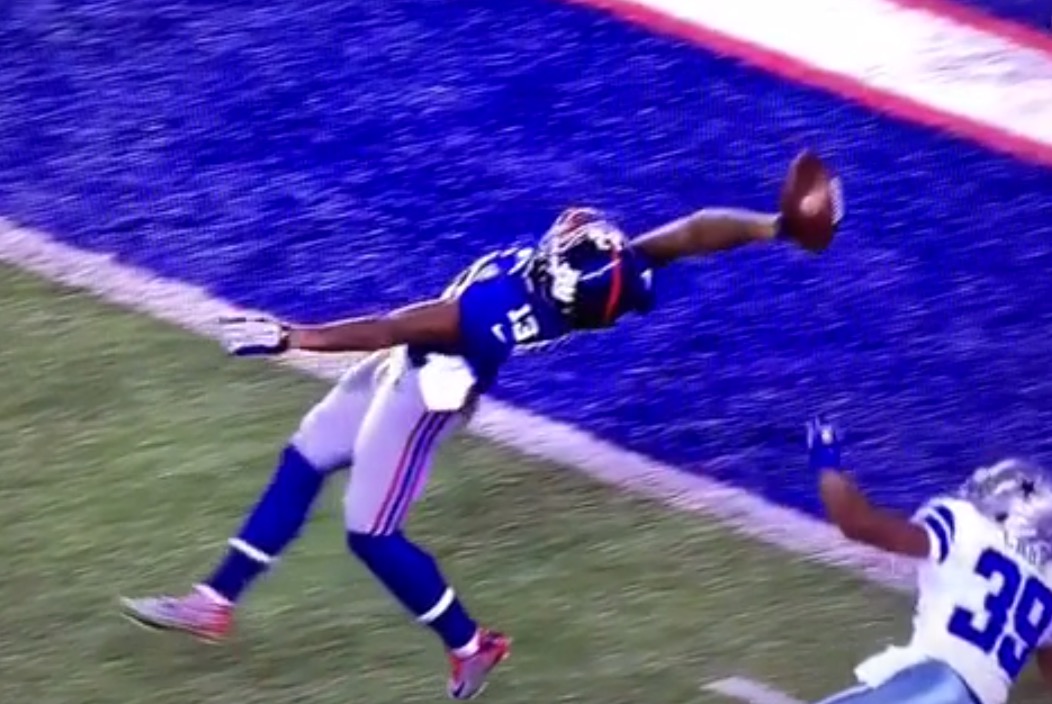 Video Odell Beckham Jr Greatest Td Catch Of All Time Against Cowboys