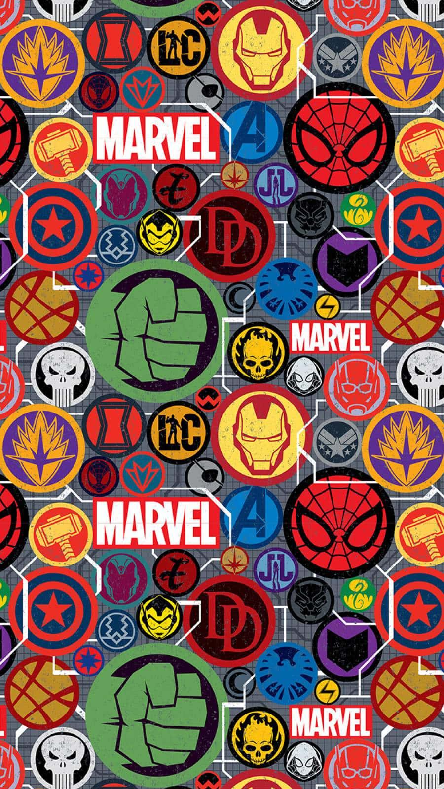 Download Marvel Art Iphone brings together the power and style of
