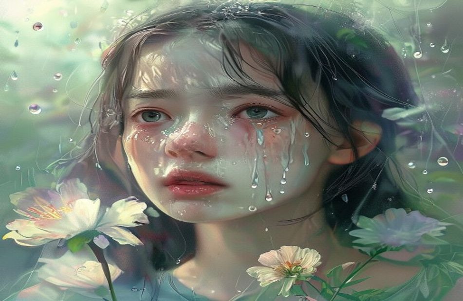 Girl Crying Wallpaper