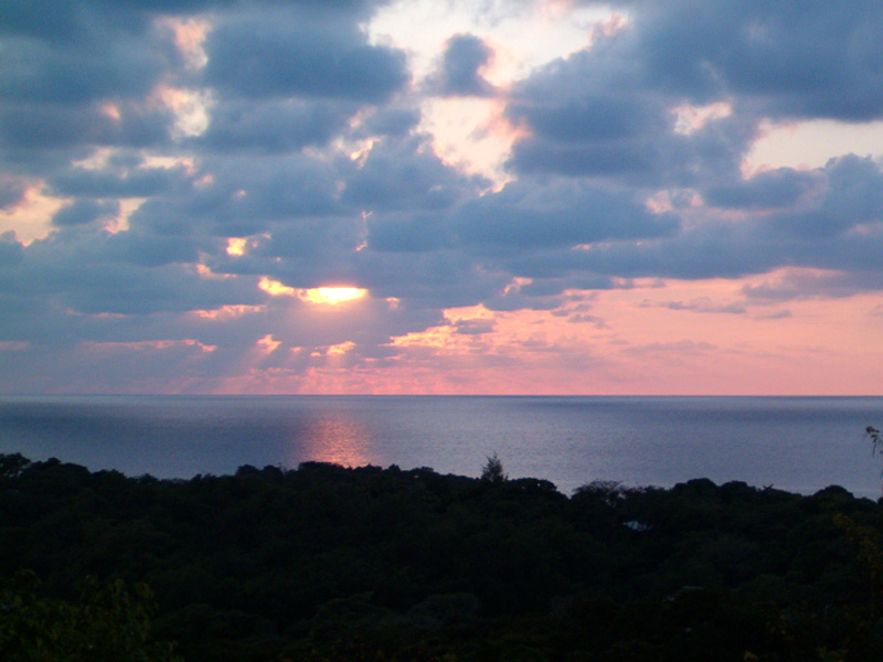 Honduras Home Picture Of Sunset Over West End Village Roatan