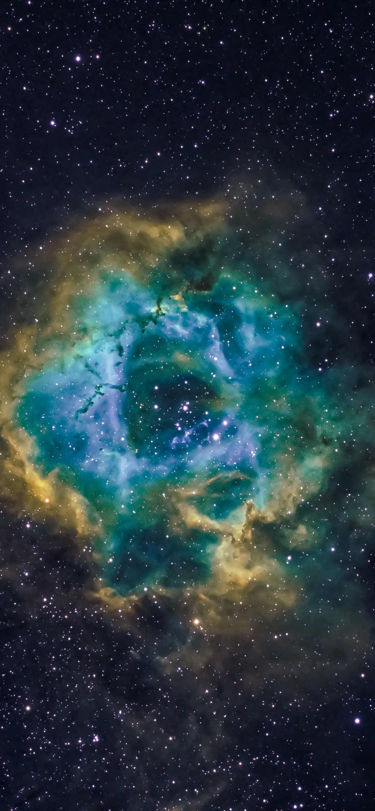 Blue Galaxy Wallpaper For iPhone