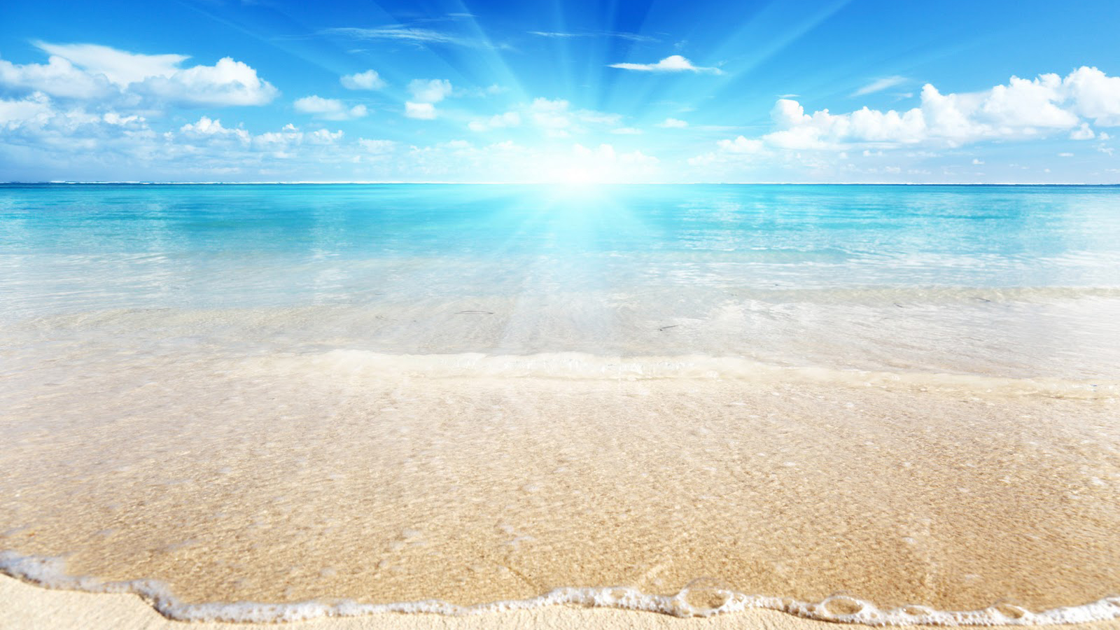 Sunshine Over The Sea Back To Wallpaper Home